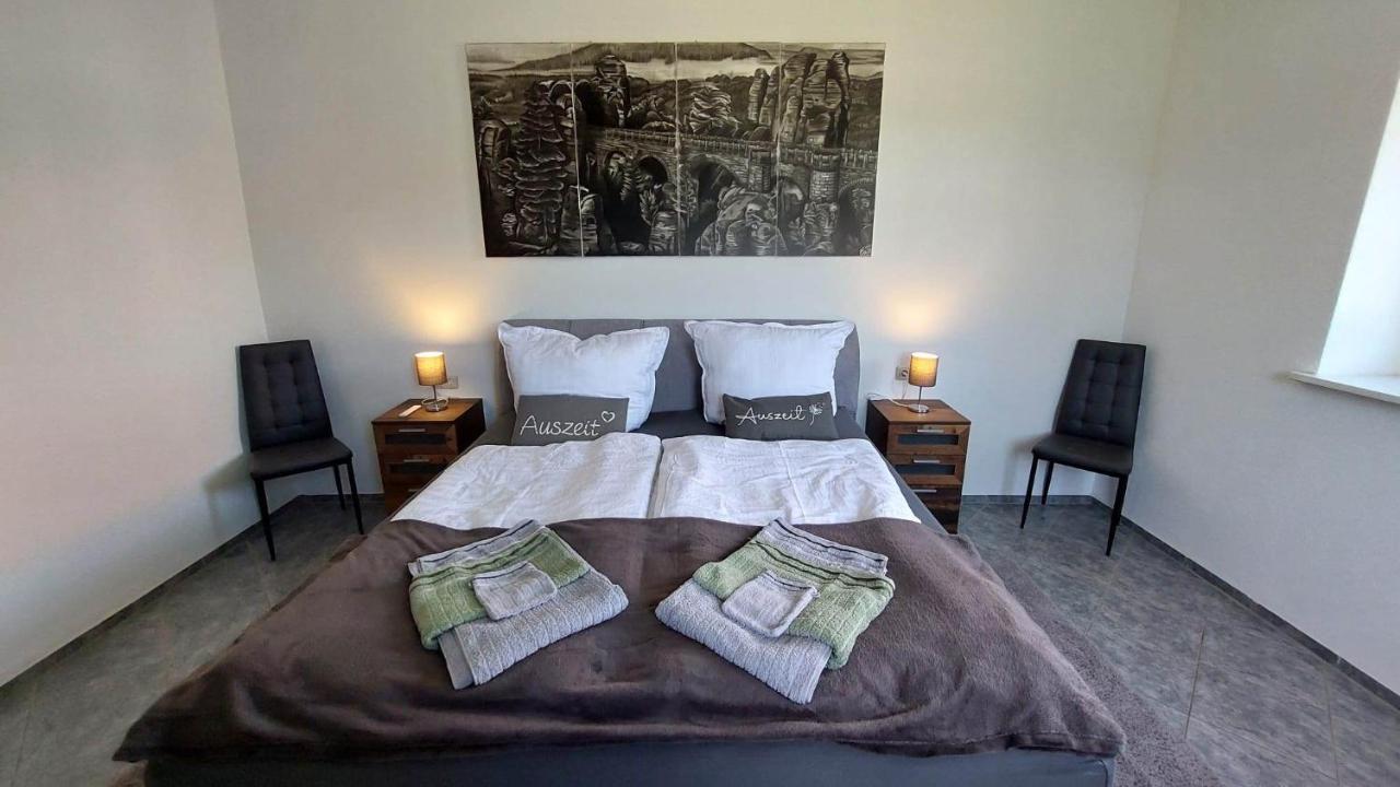 Ferienwohnung Am Hofladen Hellendorf - Saechsische Schweiz Bad Gottleuba-Berggiesshuebel Luaran gambar