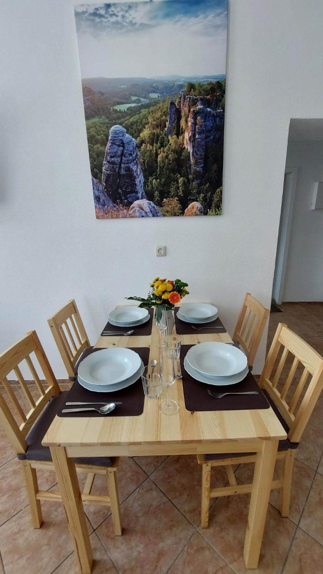 Ferienwohnung Am Hofladen Hellendorf - Saechsische Schweiz Bad Gottleuba-Berggiesshuebel Luaran gambar